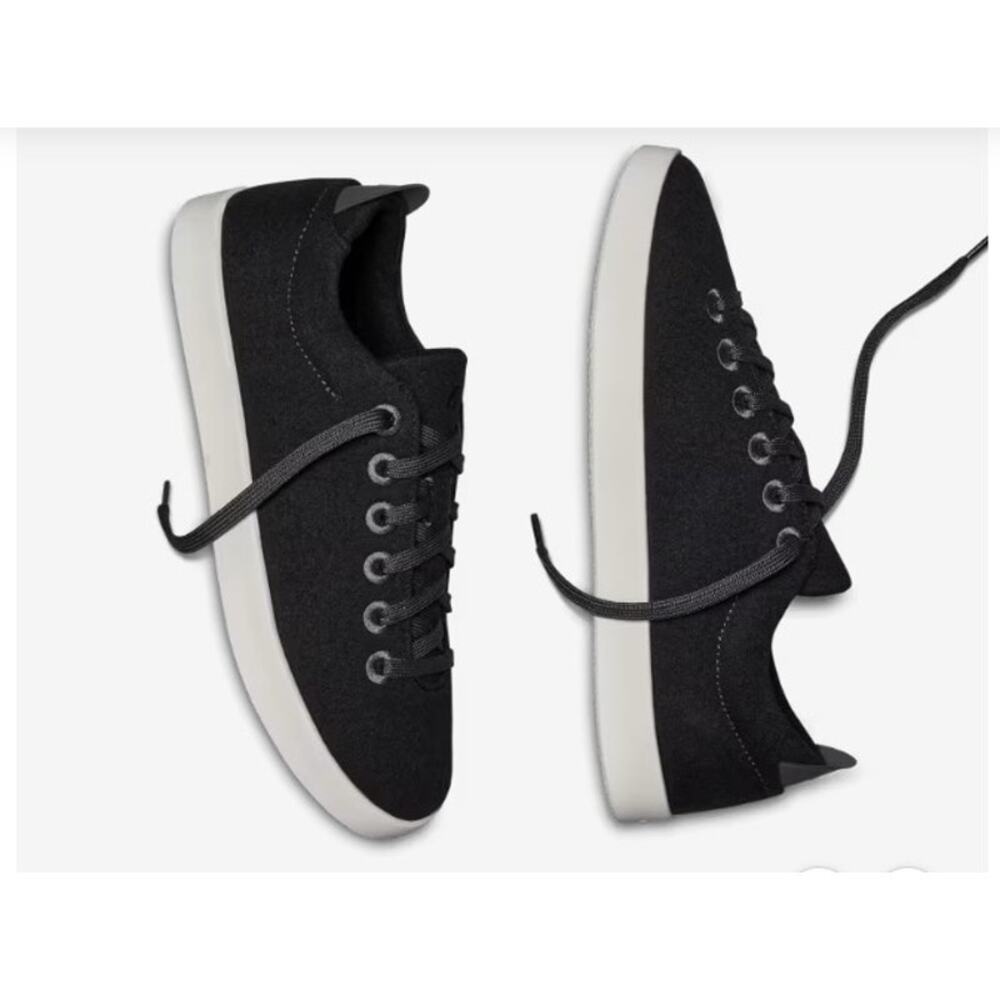 Allbirds WP Wool Pipers Black‎ And White Wool Washable Sneakers Size 9